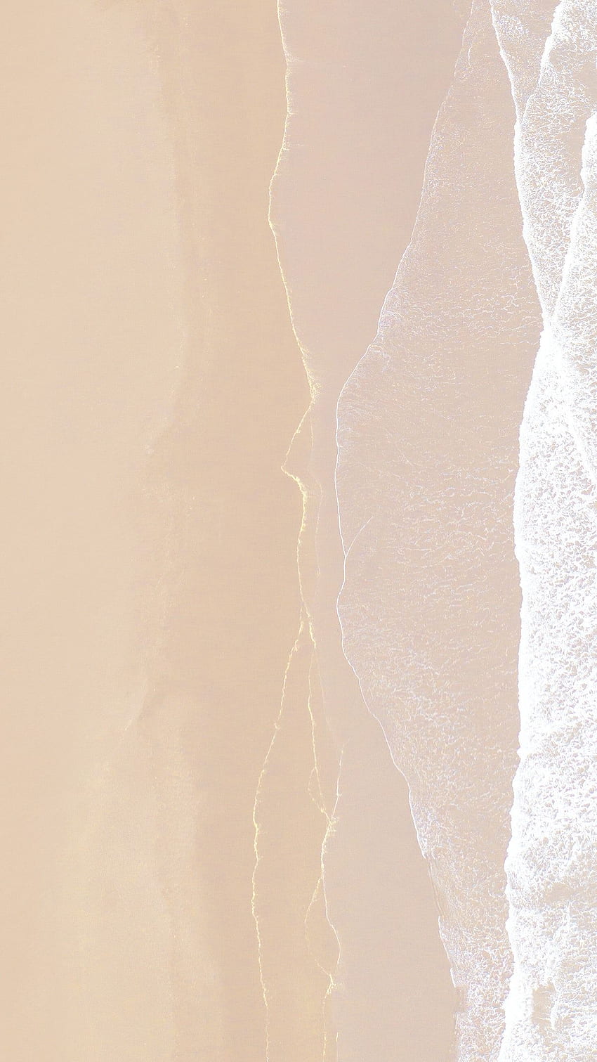 Aerial view of beige coastline mobile . by / busbus. Simple iphone , Neutral , Beige HD phone wallpaper