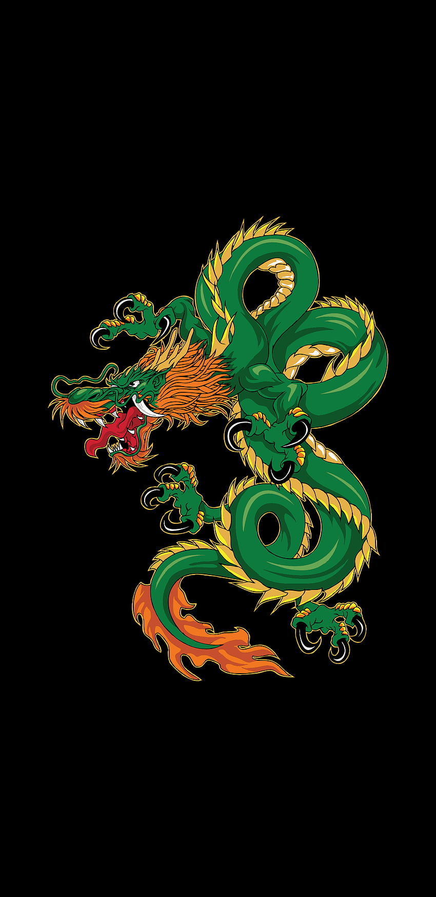 Dragon [] generated by Colartive (an android generator app). Another day, another elegant looking . Try your own choice of colors on template Dragon. Drive link in the comments for HD phone wallpaper