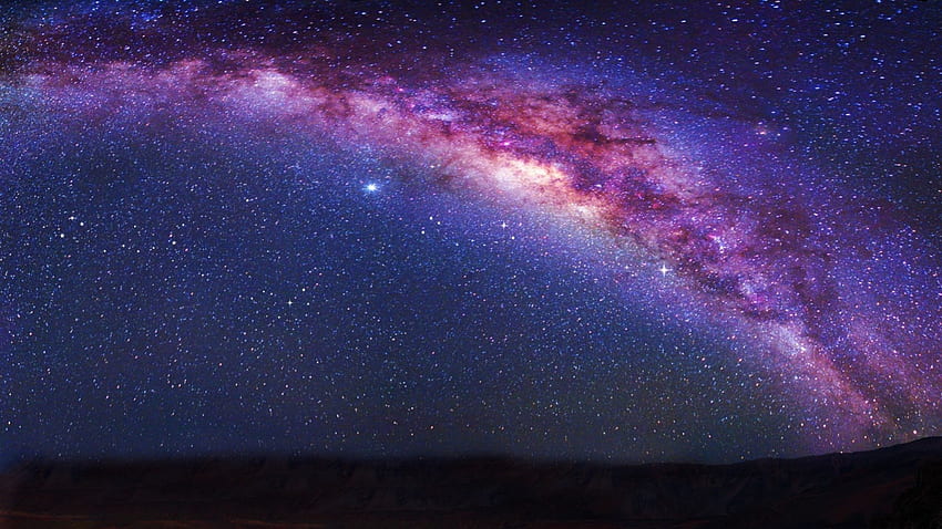 Гледане на звезди Млечният път, КОСМОС, ГАЛАКТИКА, МЛЕЧЕН ПЪТ, BEAYRT HD тапет