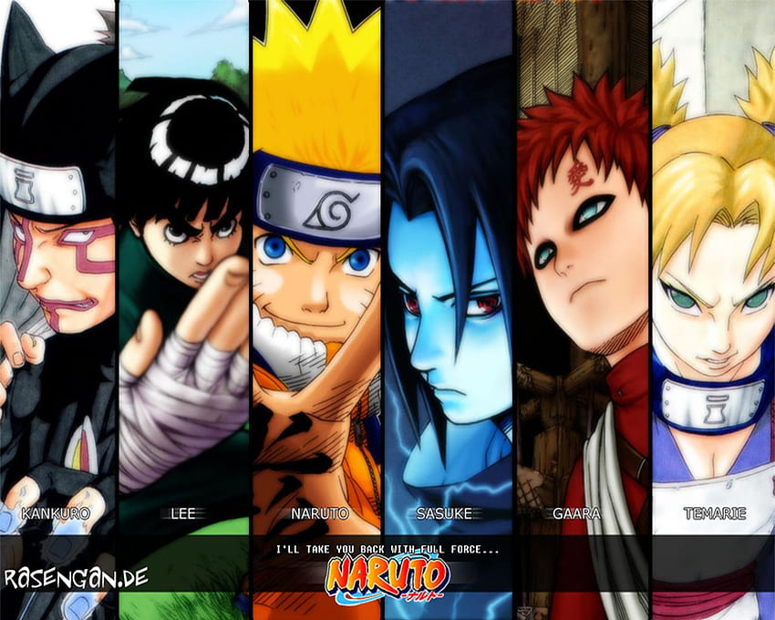 Naruto and Genin Large for iPad, Naruto Characters HD wallpaper