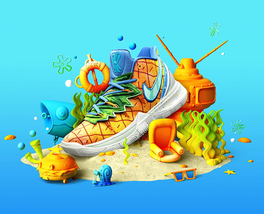 Nike Kyrie Pineapple House. Shoes sneakers adidas, Adidas fashion shoes, Sneakers, Spongebob Pineapple HD wallpaper