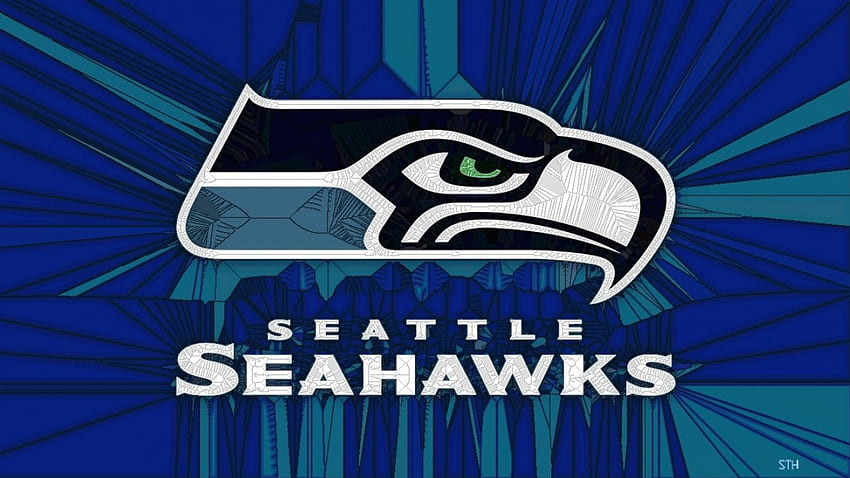 Pęknięty Seahawk, Seattle Seahawks, Seattle Seahawks, NFL, Seahawks Tapeta HD