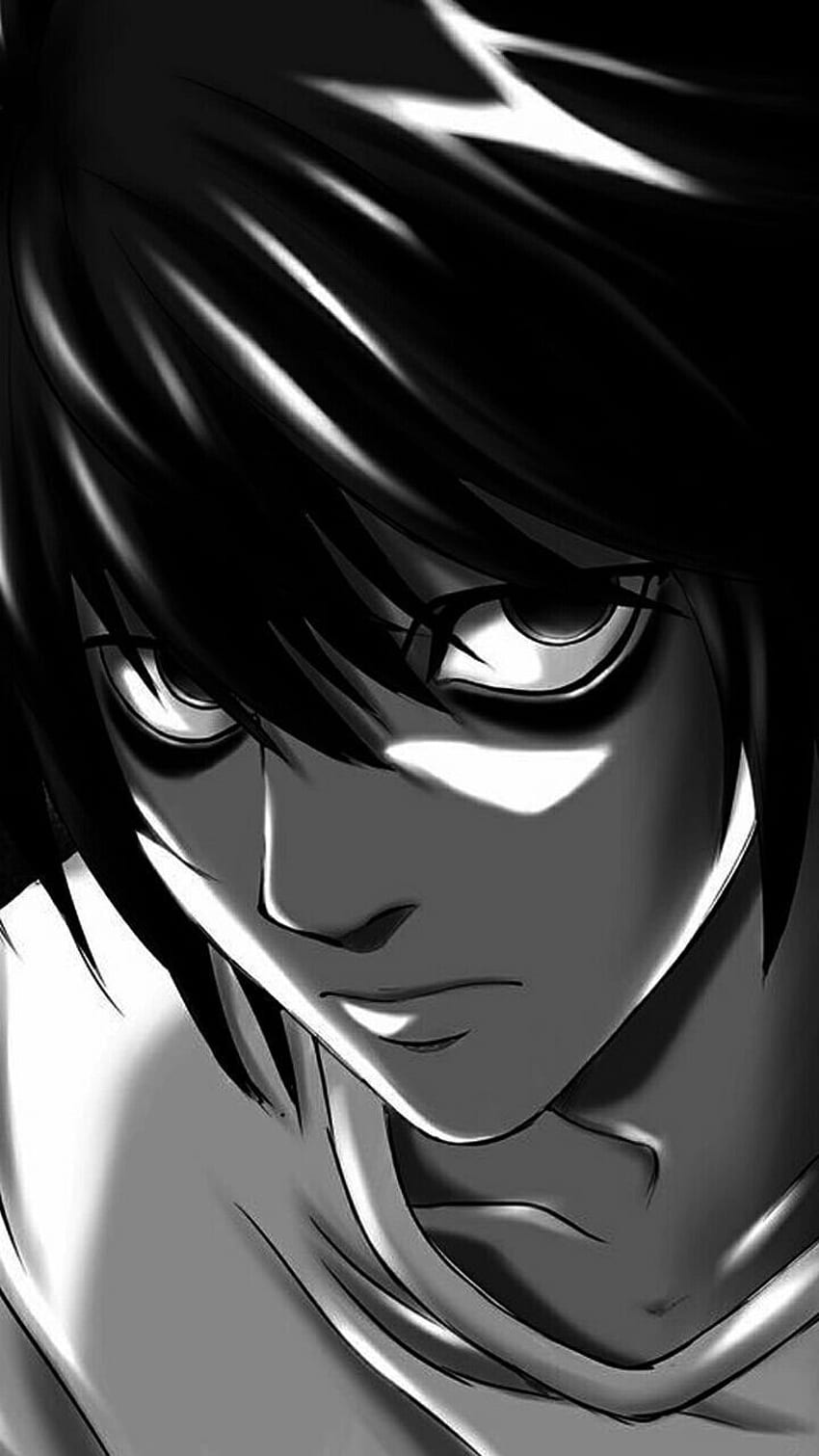 L Death Note, око, глава HD тапет за телефон