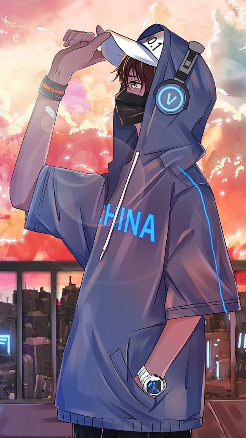 Anime Boy With Hoodie Wallpapers  Wallpaper Cave