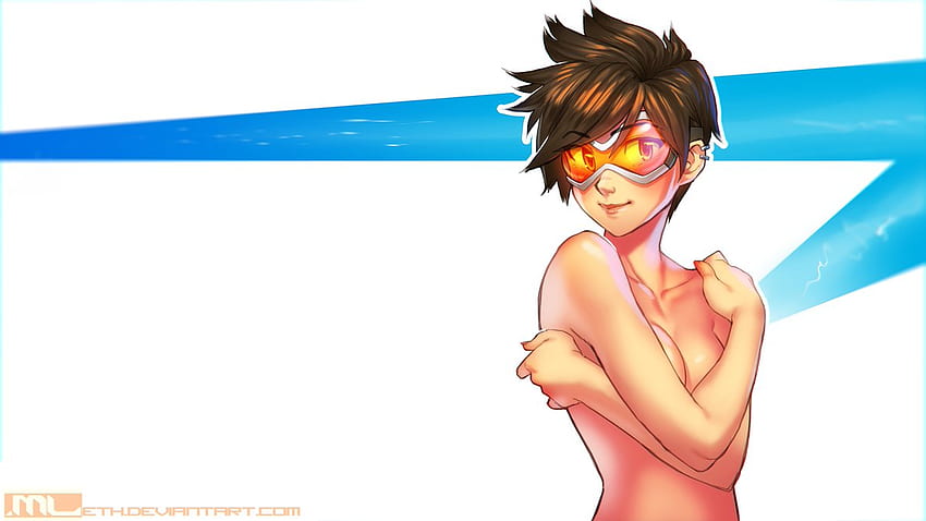 MLeth - Nakie Tracer ⚡️, Overwatch Tracer HD тапет