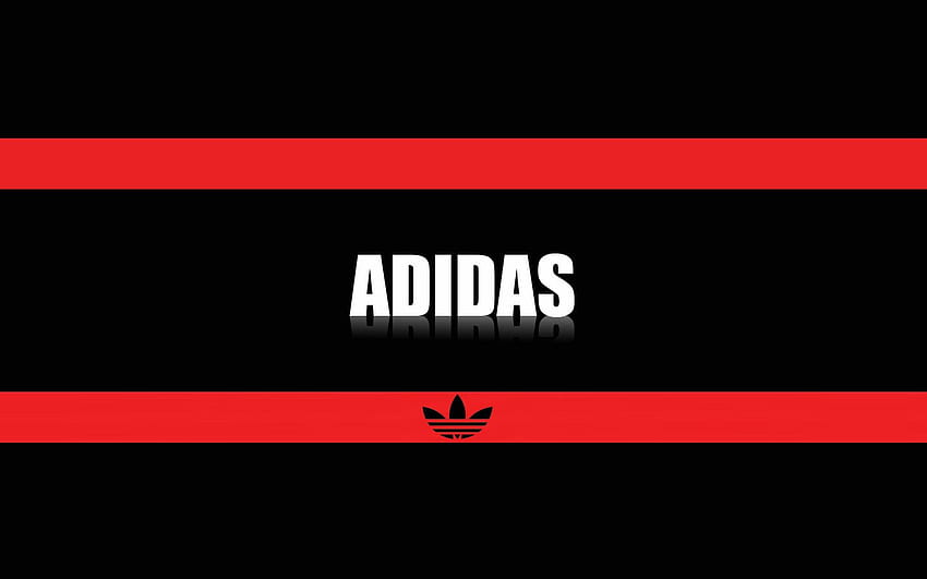 Adidas Originals のロゴ、カラフルな Adidas のロゴ 高画質の壁紙