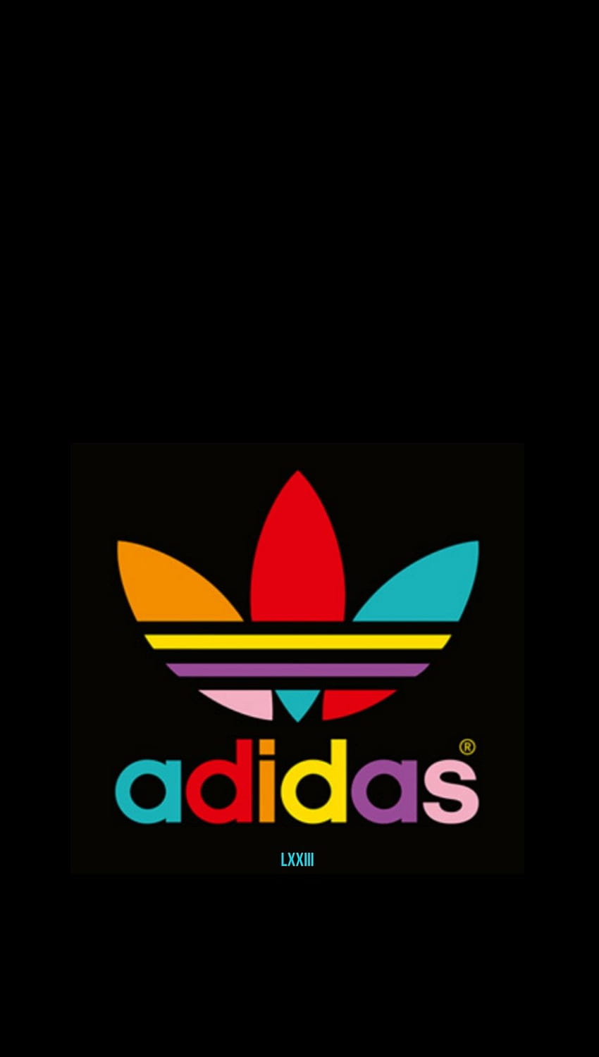 Pomysły Adidasa. Logo adidas, adidas, adidas, kolorowe logo adidas Tapeta na telefon HD