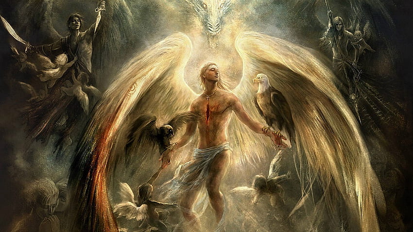 Echte Engel - Geschichte der Engel in der Bibel ( HD-Hintergrundbild