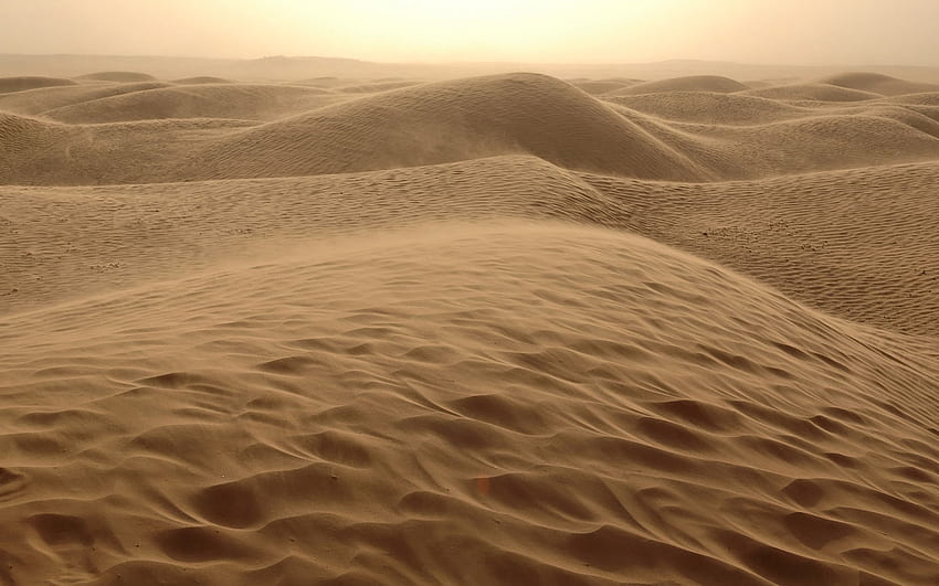 砂と砂漠の砂丘、砂漠、砂、砂丘 高画質の壁紙