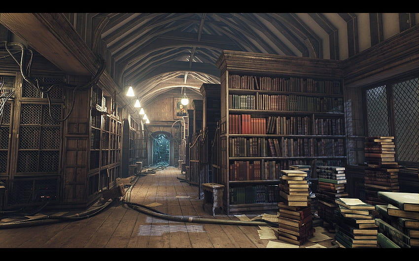 Medieval Library aesthetic : Ravenhall HD wallpaper