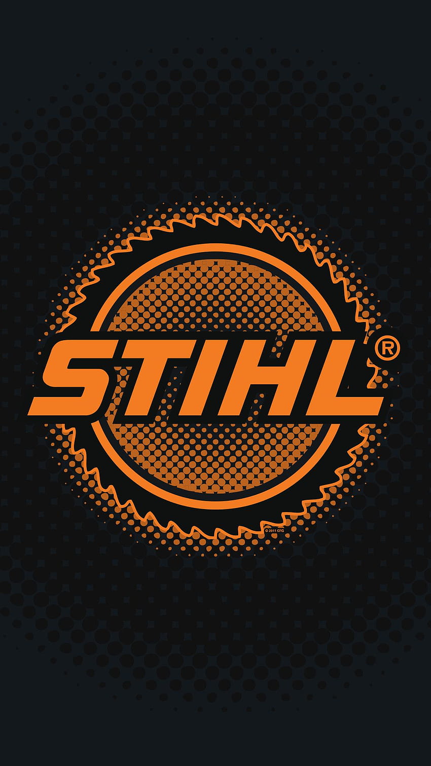Logo STIHL, AS wallpaper ponsel HD