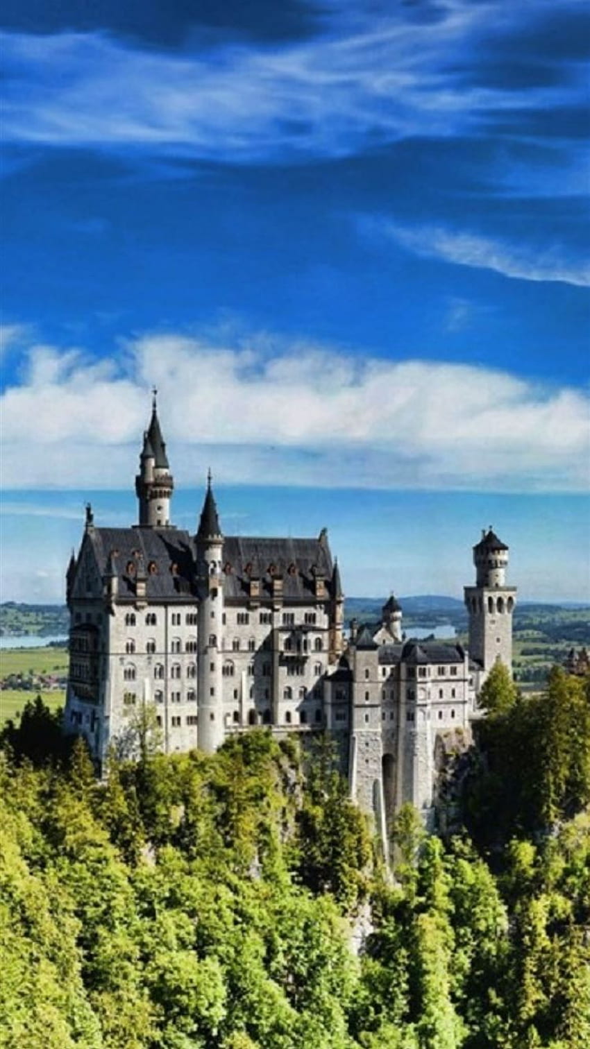 neuschwanstein castle fussen germany Samsung Galax. iPhone 8 HD phone wallpaper