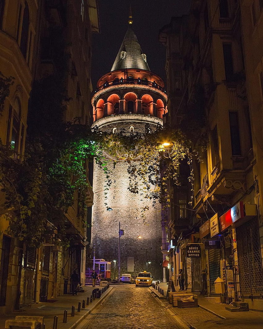 Galata Kulesi-İstanbul От mustafaseven. истанбул. Истанбул, кулата Галата HD тапет за телефон