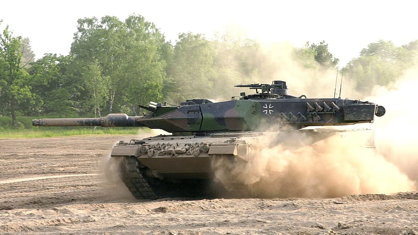 wojsko, czołg, Leopard 2, Bundeswehr, Leopard 2A6 / i mobilne tło Tapeta HD