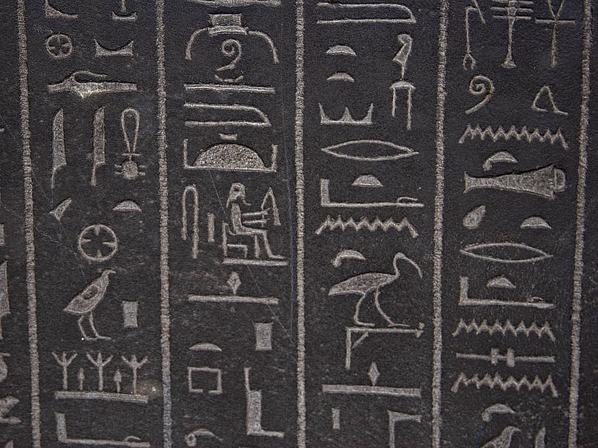Emblem of the West, Egyptian Writing HD wallpaper