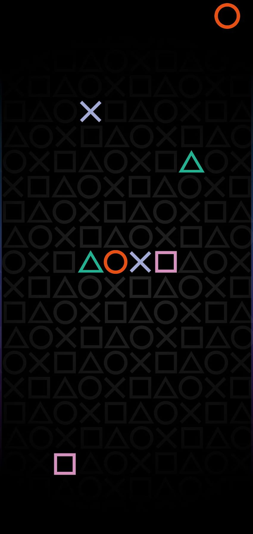 PlayStation Button Symbols By ZeroHart Galaxy S10 Hole Punch HD phone wallpaper