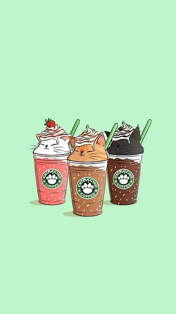 Starbucks cute cartoon HD wallpapers | Pxfuel