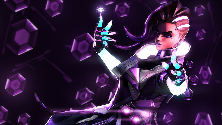 Sombra Overwatch Artwork , Games, , , Background, and HD wallpaper