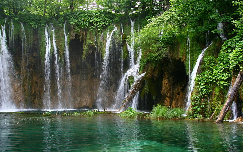 Landscape, Nature, Waterfalls HD wallpaper