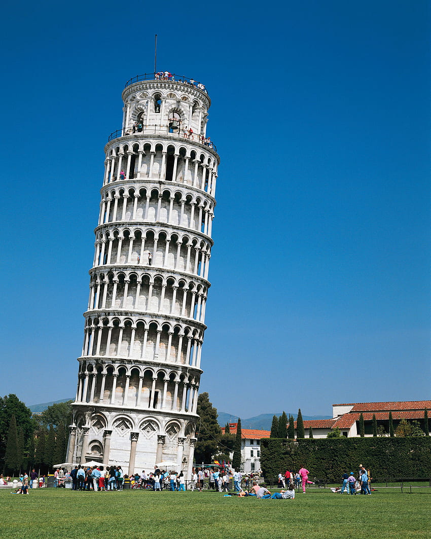 Наклонената кула в Пиза. кула, Пиза, Италия HD тапет за телефон