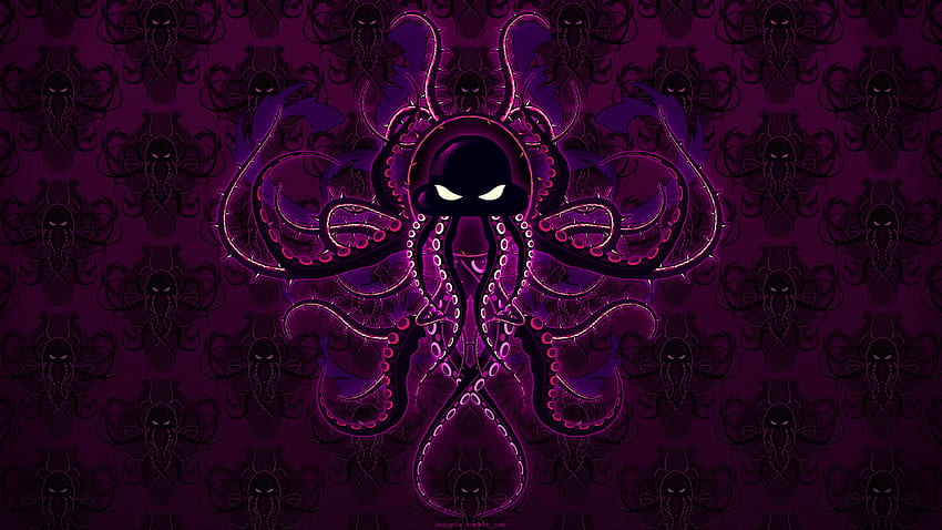 Purple Octopus Art, , Hintergrund und HD-Hintergrundbild