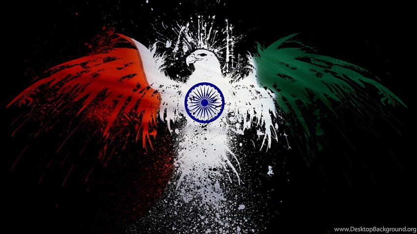 인도 국기, 인도 블랙 HD 월페이퍼