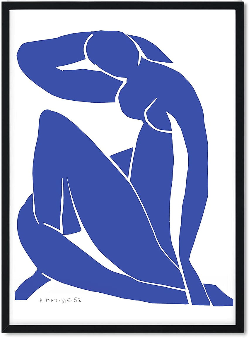 Matisse 포스터 및 프린트 Henri Matisse 벽 아트 캔버스 프린트 Blue Body Matisse 전시 포스터 세트 Henri Matisse 작품 Matisse Art Work Decor Inch Unframed Online in Italy. B0951Y5RBD HD 전화 배경 화면
