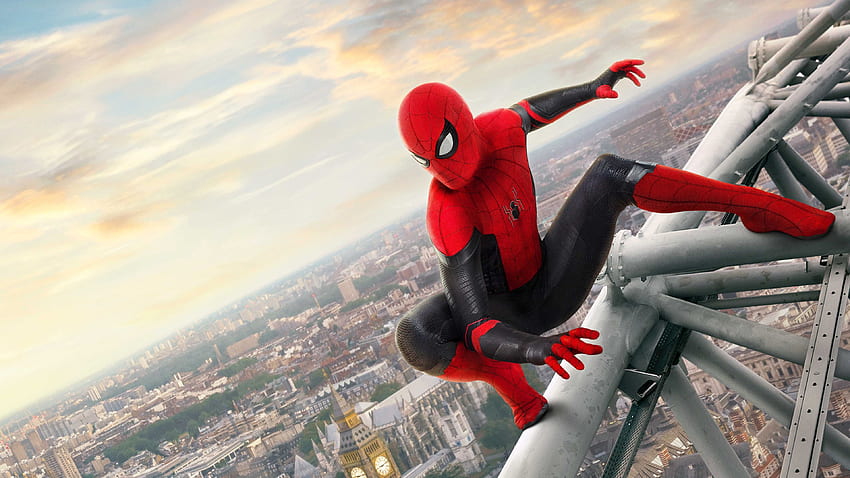 Spider Man Far From Home 2019 톰 홀랜드, 슈퍼히어로, 스파이더맨, 거미. 다가오는 마블 영화, 스파이더맨, 마블 시네마틱, MCU 스파이더맨 HD 월페이퍼