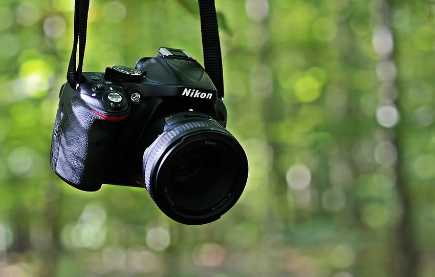 Nikon Digital SLR Camera Retina Ultra . Background HD wallpaper