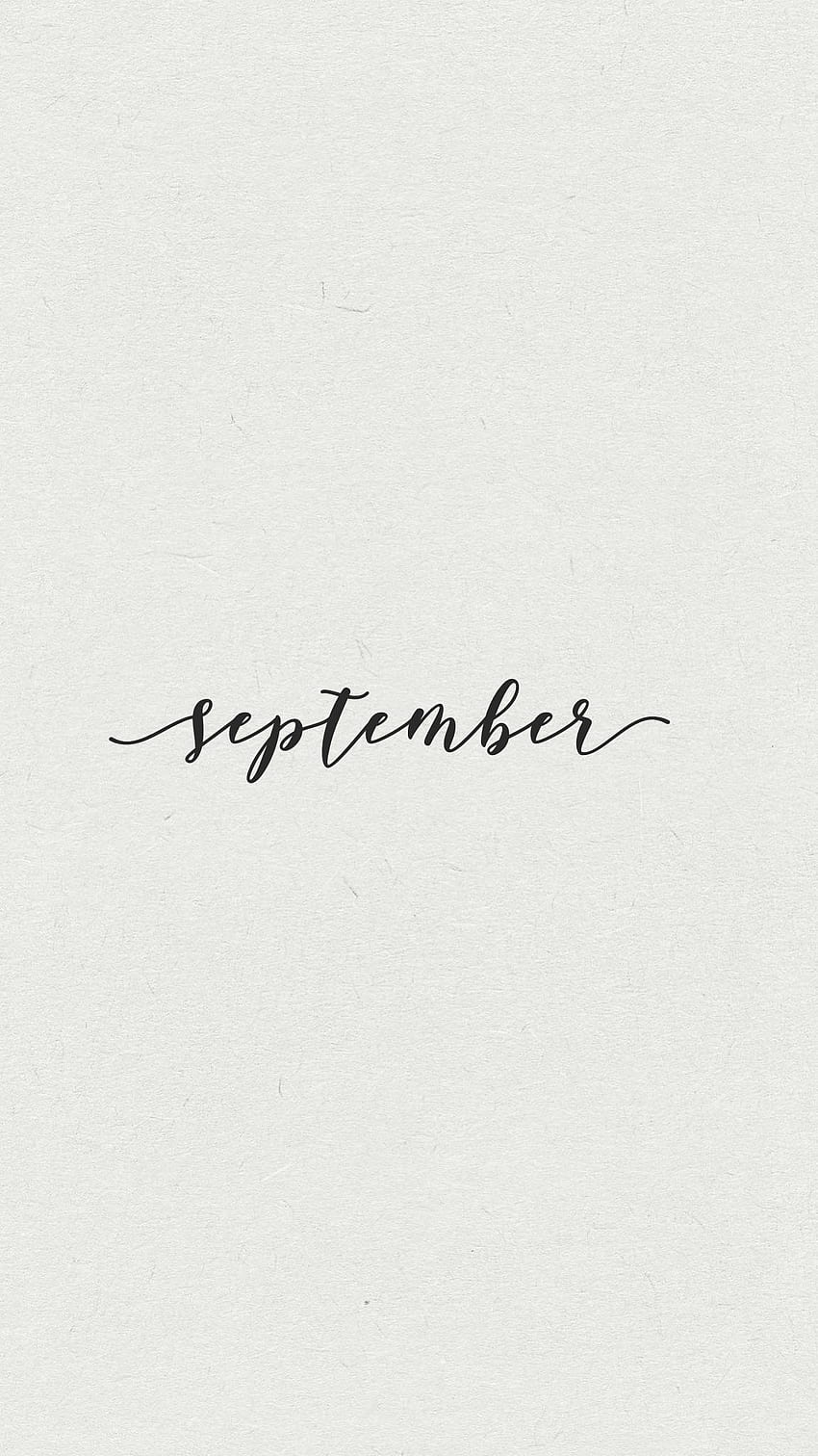 September. September, Kalligrafie, Bullet-Journal schreiben, handschriftlich HD-Handy-Hintergrundbild