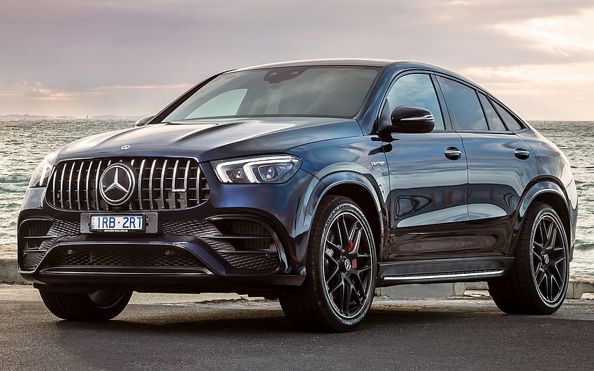 Mercedes-AMG GLE 63 S Coupe, front view, exterior, black GLE 63 S Coupe, German cars, Mercedes HD wallpaper