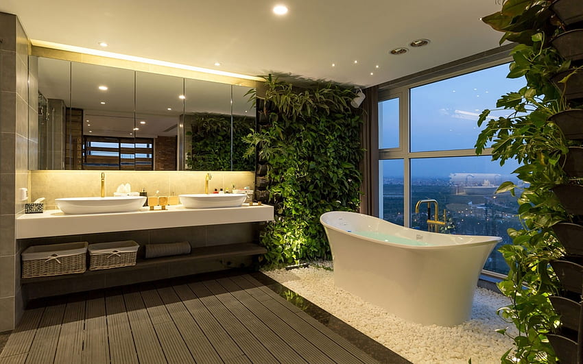 Bathroom, interior, house, home HD wallpaper