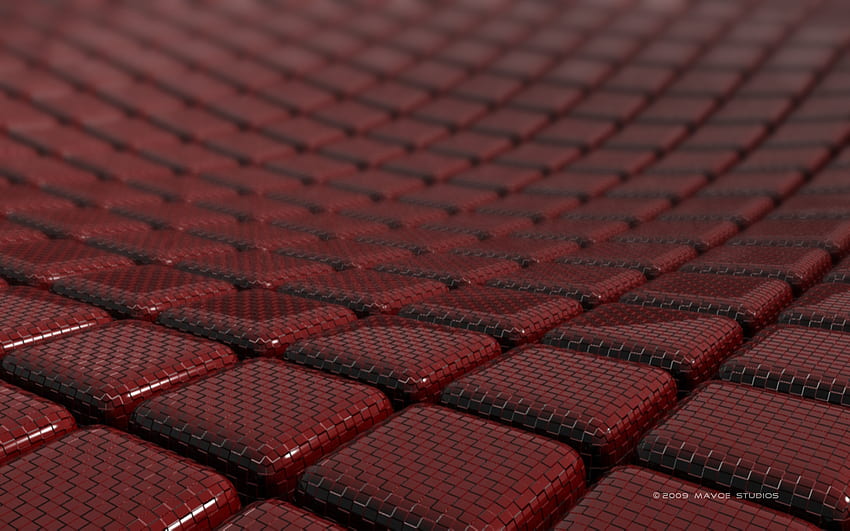 Kubus 3D, kubus, abstrak, 3d, merah Wallpaper HD