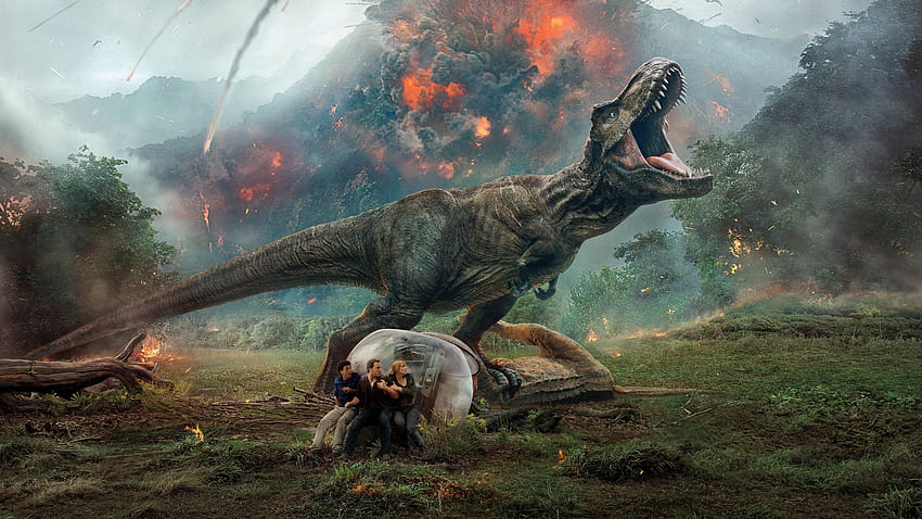 Jurassic World Fallen Kingdom 10k , Dinossauro iPad papel de parede HD