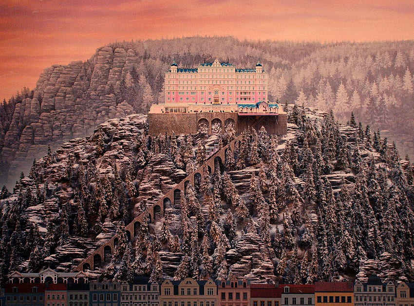 'Grand Budapest Hotel' de Wes Anderson é uma alcaparra complexa - o novo papel de parede HD