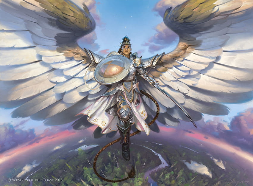Shield, Magic: The Gathering, Armor, Angel Warrior วอลล์เปเปอร์ HD