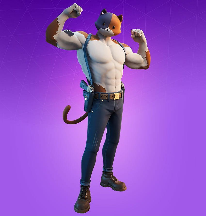 Fortnite Meowscles Skin - Outfit, PNGs, - Pro Game Guides HD phone wallpaper