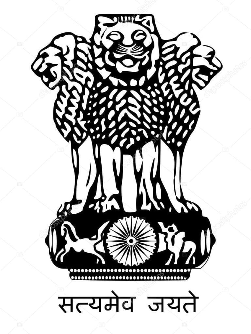 Domande Gk per tutti i concorsi. Bandiera indiana, emblema nazionale Sfondo del telefono HD