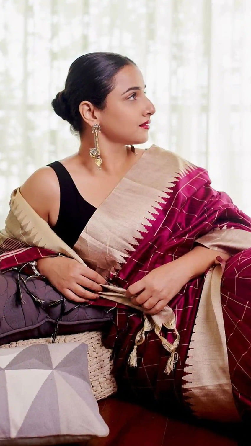 Vidya Balan, atriz de Bollywood Papel de parede de celular HD