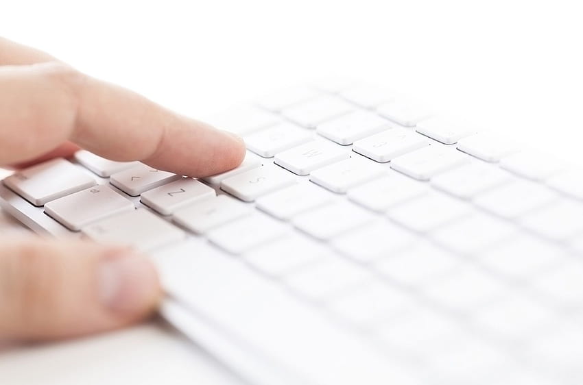 Typing on the keyboard 51522, Data Entry HD wallpaper