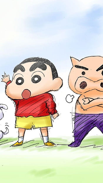 Shinchan Cartoon Art Prints for Sale | Redbubble