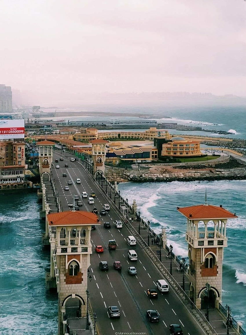 Мост Стенли - Александрия - Египет HD тапет за телефон