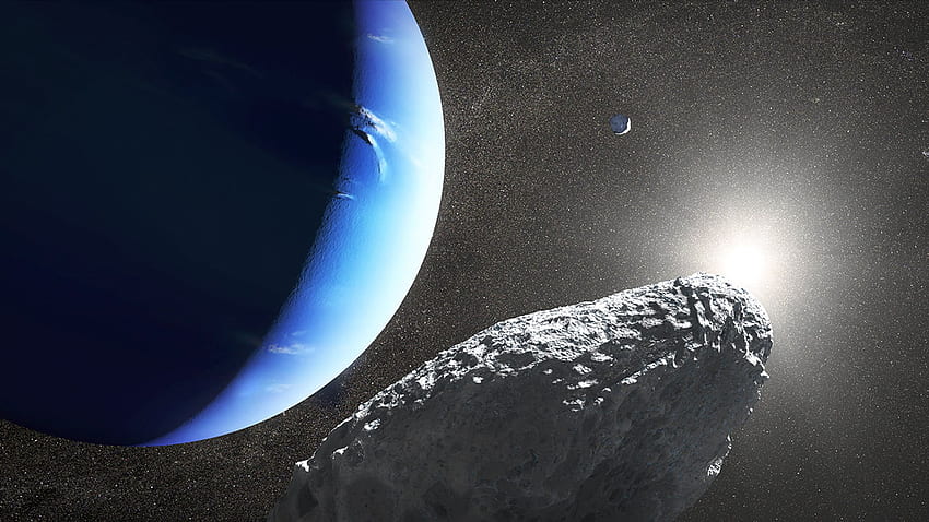 Alla luna nuova di Nettuno è stato dato il nome mitologico greco Ippocampo. Notizie su scienza e tecnologia, Nettuno della NASA Sfondo HD
