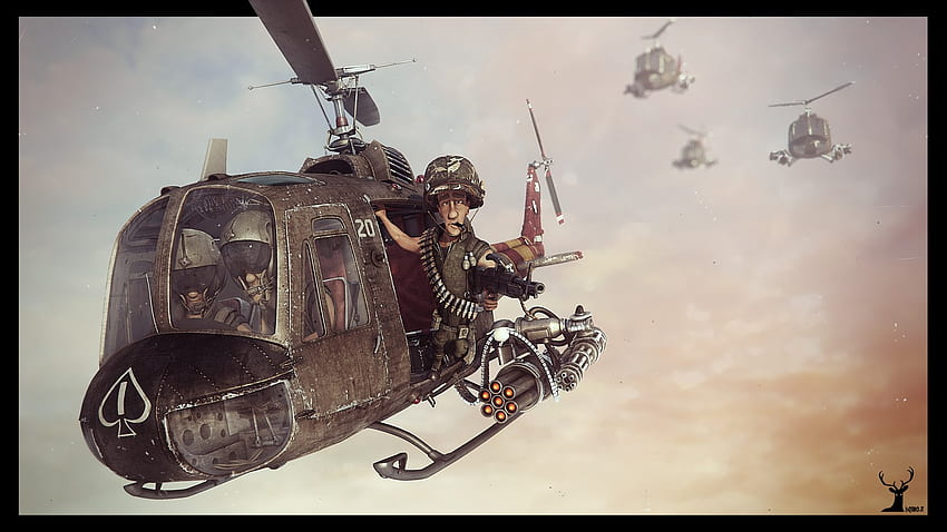 vietnam war , Background, Vietnam War Art HD wallpaper