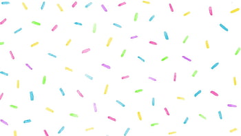 Pink Sprinkles Fabric, Wallpaper and Home Decor | Spoonflower