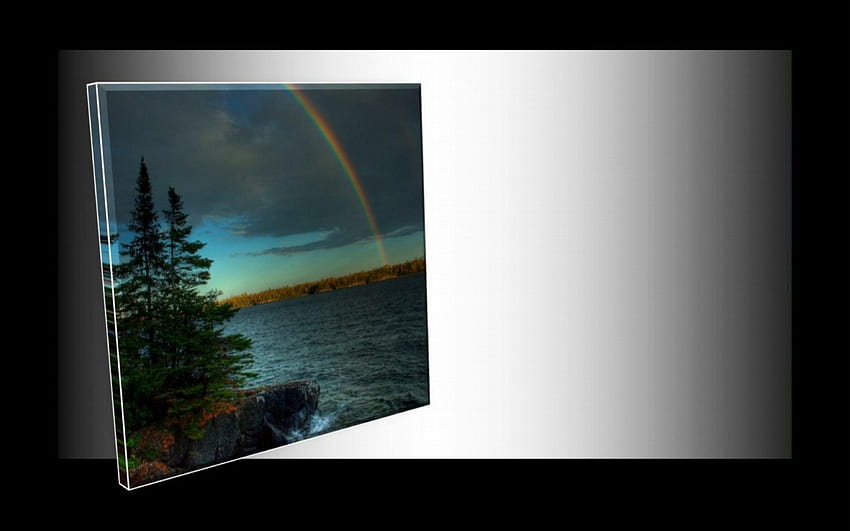 window, nature, rainbow, beauty HD wallpaper