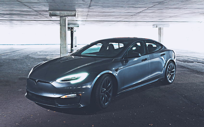 Tesla Model S Plaid, , R, 2022 cars, electric cars, 2022 Tesla Model S、アメリカ車、テスラ 高画質の壁紙