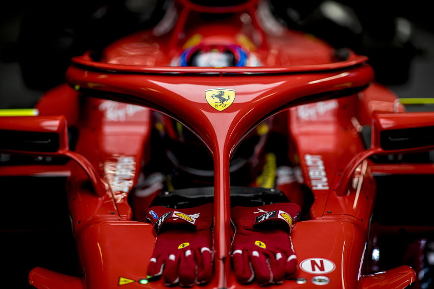 Ferrari SF71H, Формула 1, F1 спортни коли, 2018 г HD тапет