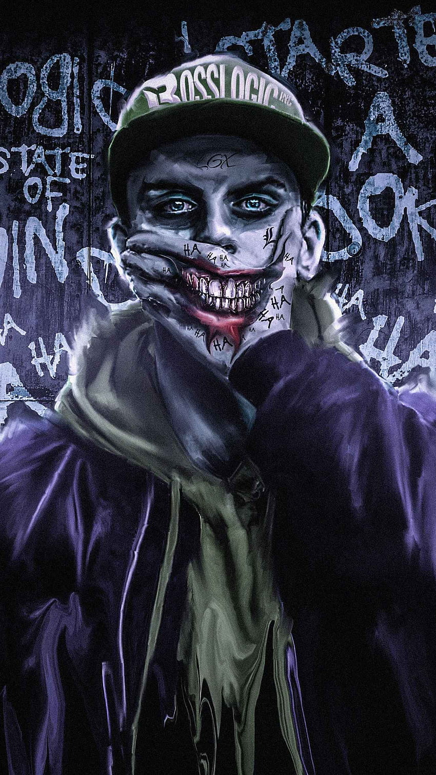 Joker Fałszywy Uśmiech IPhone - IPhone : iPhone, Fałszywy Uśmiech Anime Tapeta na telefon HD