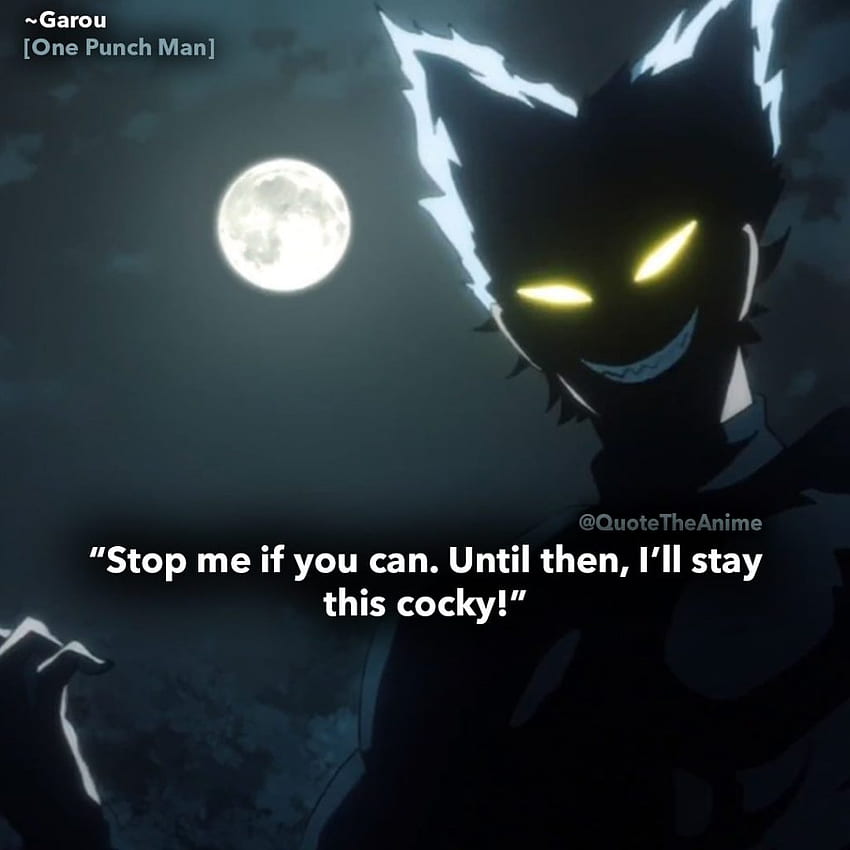 Powerful Garou Quotes - One Punch Man (HQ ), Savage Quotes HD phone wallpaper